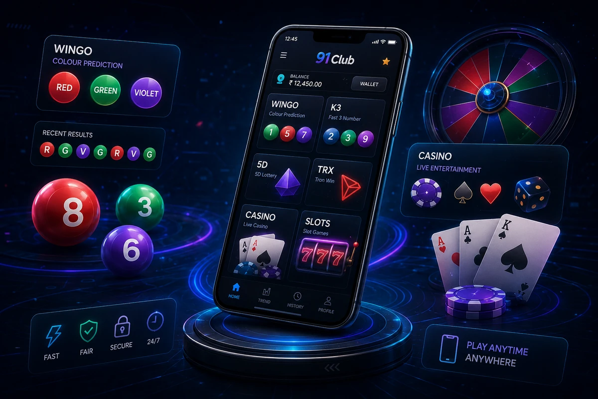 91 Club games and WinGo information